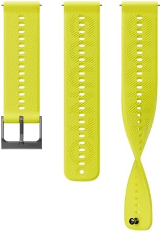 SUUNTO 22 ATH6 Correa de Silicona Compatible con Race S, Race, Vertical, 9 Peak Pro, 9 Peak, 5 Peak, Correa de Reloj de Repuesto de Silicona Suave 22 mm S+M