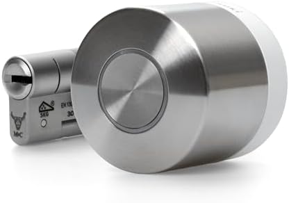 Nuki Smart Lock Ultra, cerradura electrónica von Bluetooth, WiFi & Matter, Integración sencilla en el Smart Home, Abrir la puerta con acceso remoto, con 3 modos de bloqueo diferentes