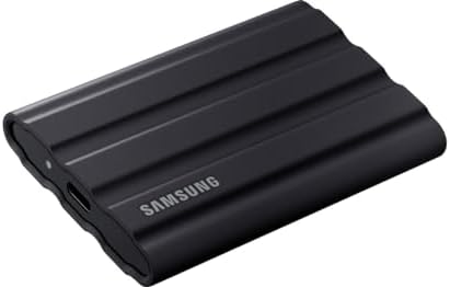 SAMSUNG T7 Shield SSD portátil 1TB, USB 3.2 Gen.2 SSD Externo Negro (MU-PE1T0S/EU)