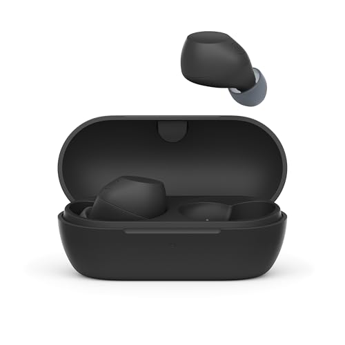 Sony WF-C710NSA Wireless In-Ear Headphones with Noise Cancelling, Lightweight, Touch Controls, Multipoint Connection, IPX4, Up to 40 h Battery, Fast Charge, iOS and Android - Black