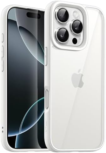 JETech Funda para iPhone 16 Pro, Blanco
