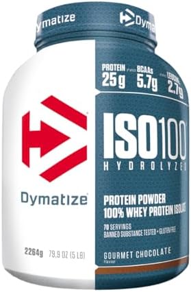 Dymatize ISO 100 Hydrolyzed Gourmet Chocolate 100 2264g