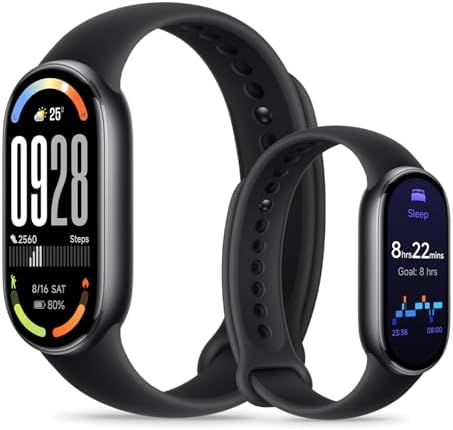 Xiaomi Smartband 10, Pantalla AMOLED de 1,72”, Carga rápida, 150+ Modos Deportivos, Monitorización de Salud y sueño, HyperOS 2.0, Impermeable 5ATM, Brújula