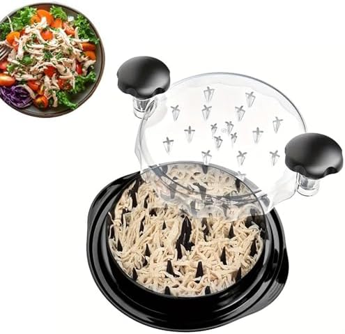 Desmenuzador de Pollo, Trituradora de Carne pollo, Trituradora de pollo y Carne, Herramienta para Triturar Carne con Asas y Base Antideslizante, para Verduras,Carne de Cerdo,Pollo