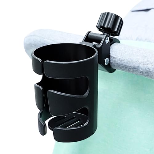 Vihir Portavasos para Cochecito, 360 Grados Ajustable Soporte de Bebidas, Universal Soporte para Silla de Ruedas, Bicicletas, Carrito Bebe, Scooters