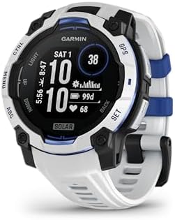 Garmin Instinct 3 GPS 45mm Smartwatch, Solar, Whitestone
