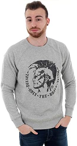 Diesel Sudadera con Logo Gris Marga de S-Orestes