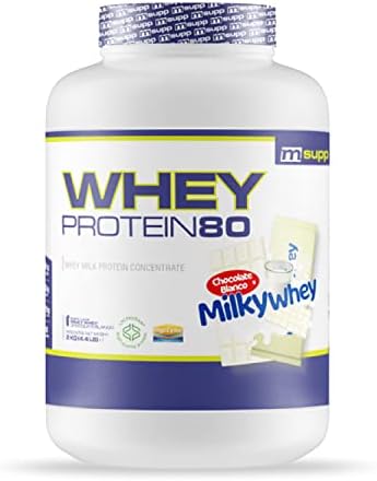 MASmusculo - Whey Protein80-2 Kg - MilkyWhey - Suplemento Deportivo Puro de Calidad - Proteína Whey - Con Lacprodan de Arla y Suero de Leche - Ayuda a Aumentar la Masa Muscular