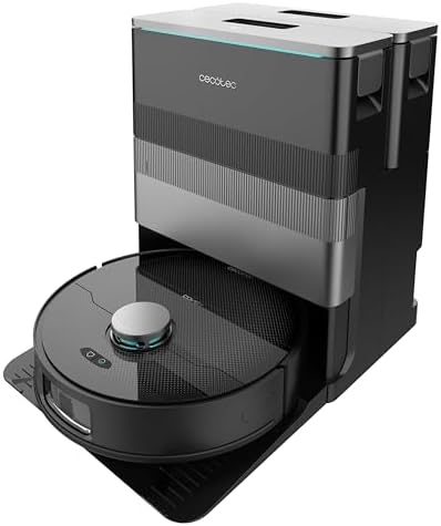 Cecotec Robot Aspirador y Friegasuelos con IA y Base Autovaciado Conga X70