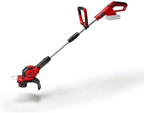 Einhell GE-CT 18/28 Li-Solo Power X-Change Battery Lawn Trimmer (Lithium-Ion, 18 V, 28 cm Cutting Width, Thread, Rotary and Tilt Motor Head, No Battery or Charger)